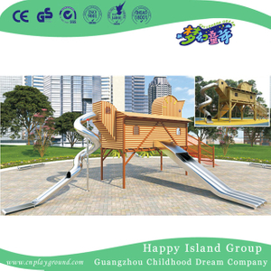 Outdoor Large Metal Stainless Steel Slide Playground Equipment (HHK-7502)