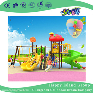 Kindergarten Outdoor Children Play Slide and Swing Combination Set (BBE-B0)