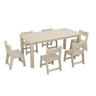 Kindergarten Multilayer Board Children Rectangle Table (19A2703)