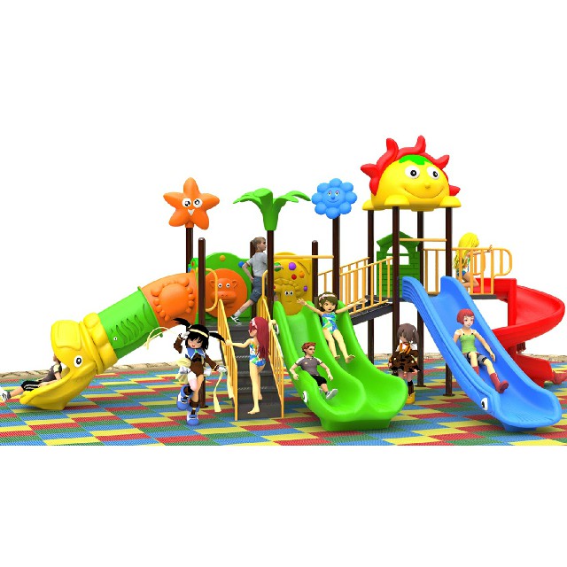 School Plastic Children Combination Slide Playground (BBE-N28)