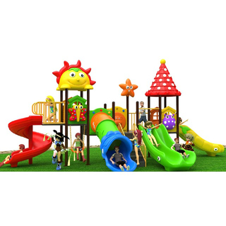 Amusement Park Plastic Slide Children Playground (BBE-N36)