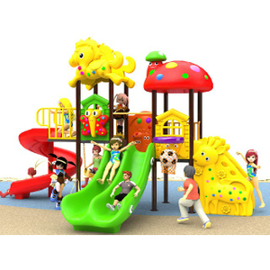 Backyard Cartoon Animal Children Slide Playground (BBE-N22)
