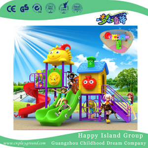 School Cartoon Sunshine Slide Combination Children Playground (BBE-A61)