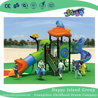 Outdoor Vegetable Roof Children Playground Equipment with Squirrel (HG-9402) 