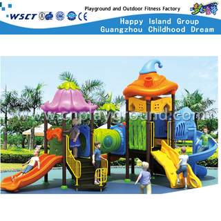 Children Outdoor Slide Play Equipment Tree House Playgrounds (HC-5401)